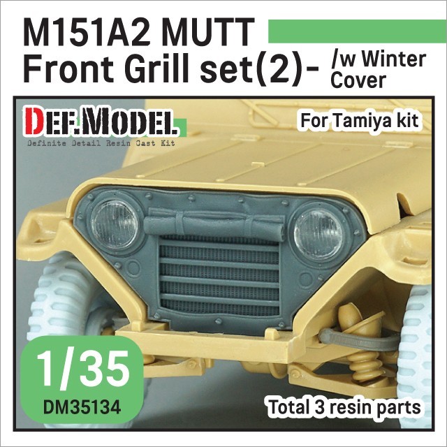 DM35134 US M151A2 MUTT Front grill set w Winter cover