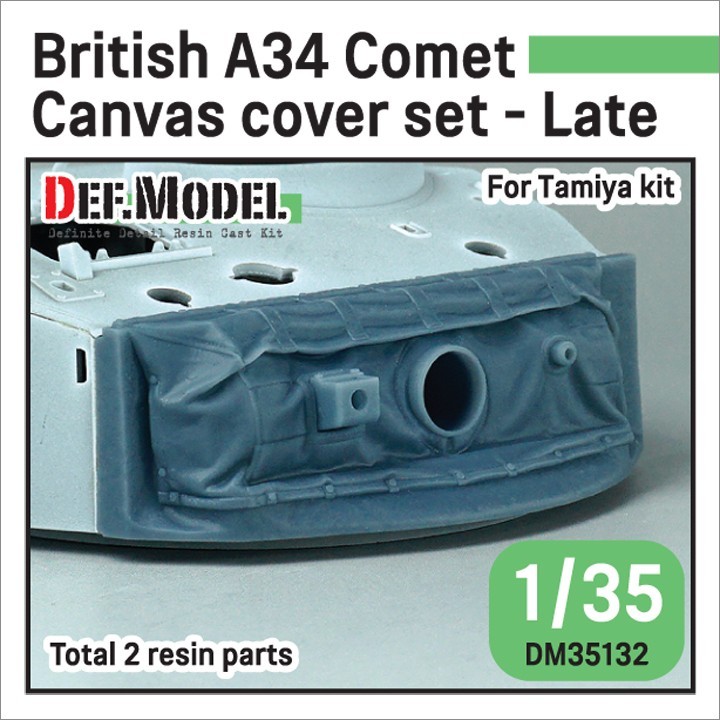 DM35132 British A34 Comet Canvas Cover Set- Late