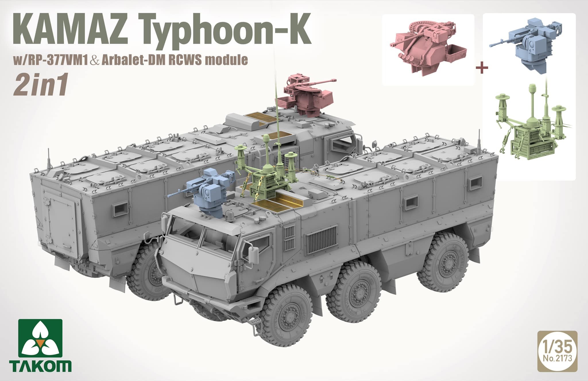 2173 - KAMAZ Typhoon-K w RP-377VM1 & Arbalet-DM RCWS module