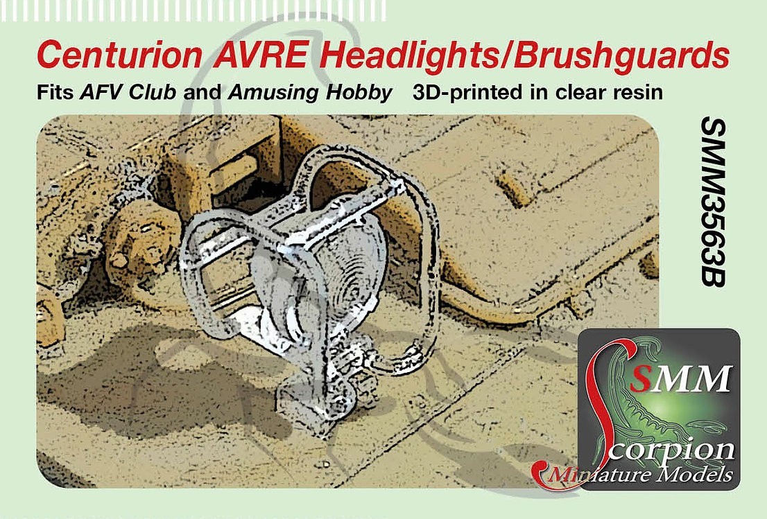 SMM3563B Centurion AVRE Headlights/Brushguards