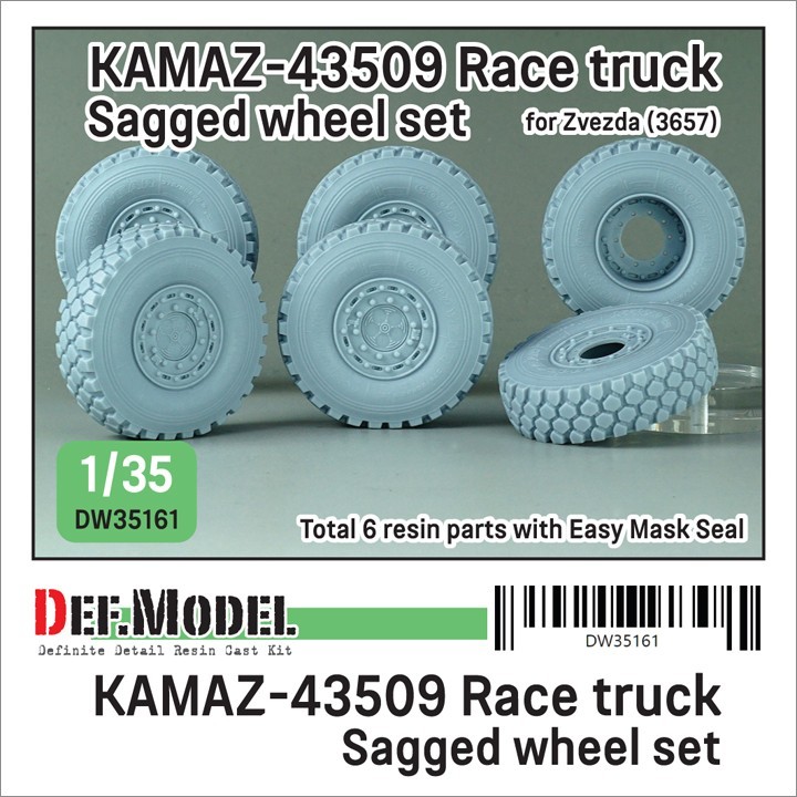 DW35161 KAMAZ-43509 Race truck Sagged wheel set