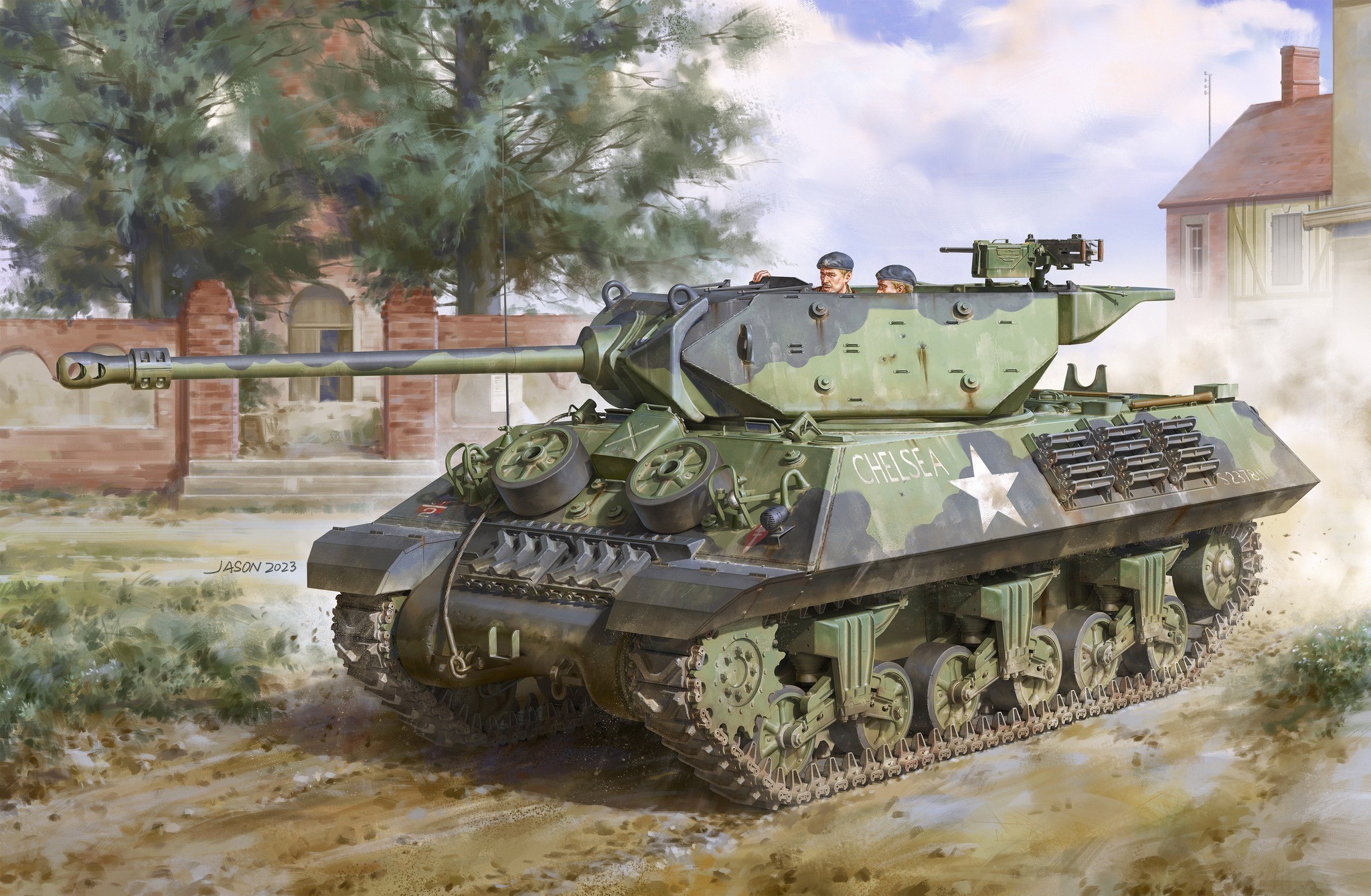 AHHQ007 1/16 British Achilles M10 IIc Tank Destroyer
