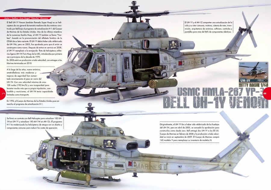 Bell UH-1Y Venom. José Ángel “Nanche” Moreno.