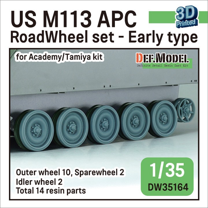 DW35164 - US M113 APC Roadwheel set - Early type