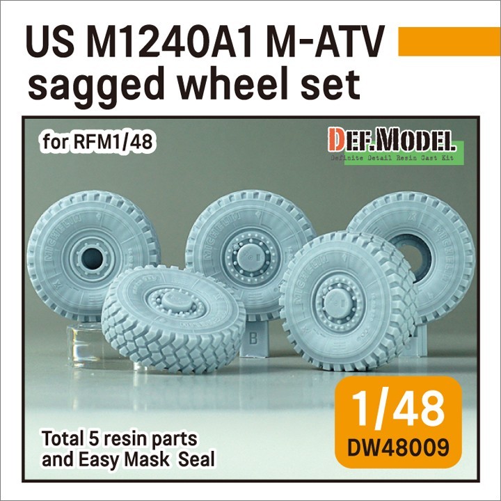 DW48009 US M1240A1 M-ATV Sagged Wheel set