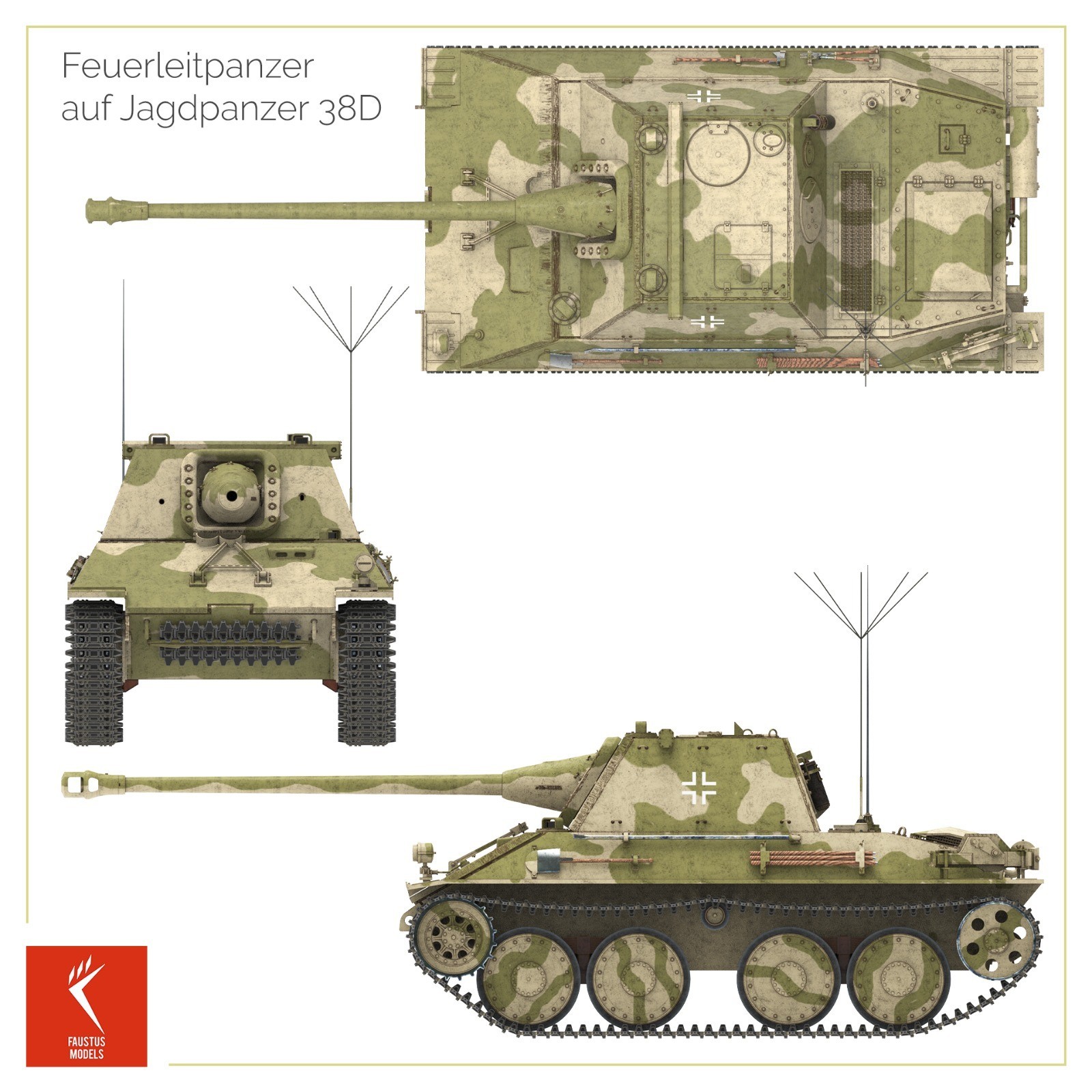 Jagdpanzer 38D PAW1000 & Kwk42