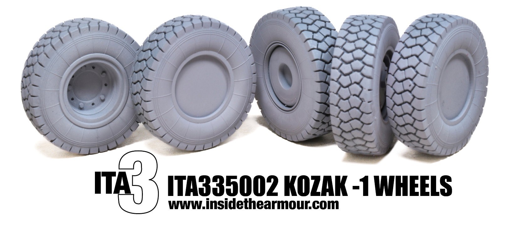 ITA335002 1/35 Kozak Wheels (for ICM)