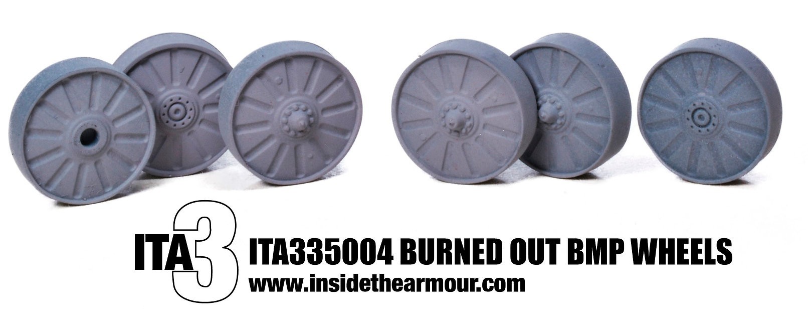 ITA335004 1/35 burned out BMP wheels