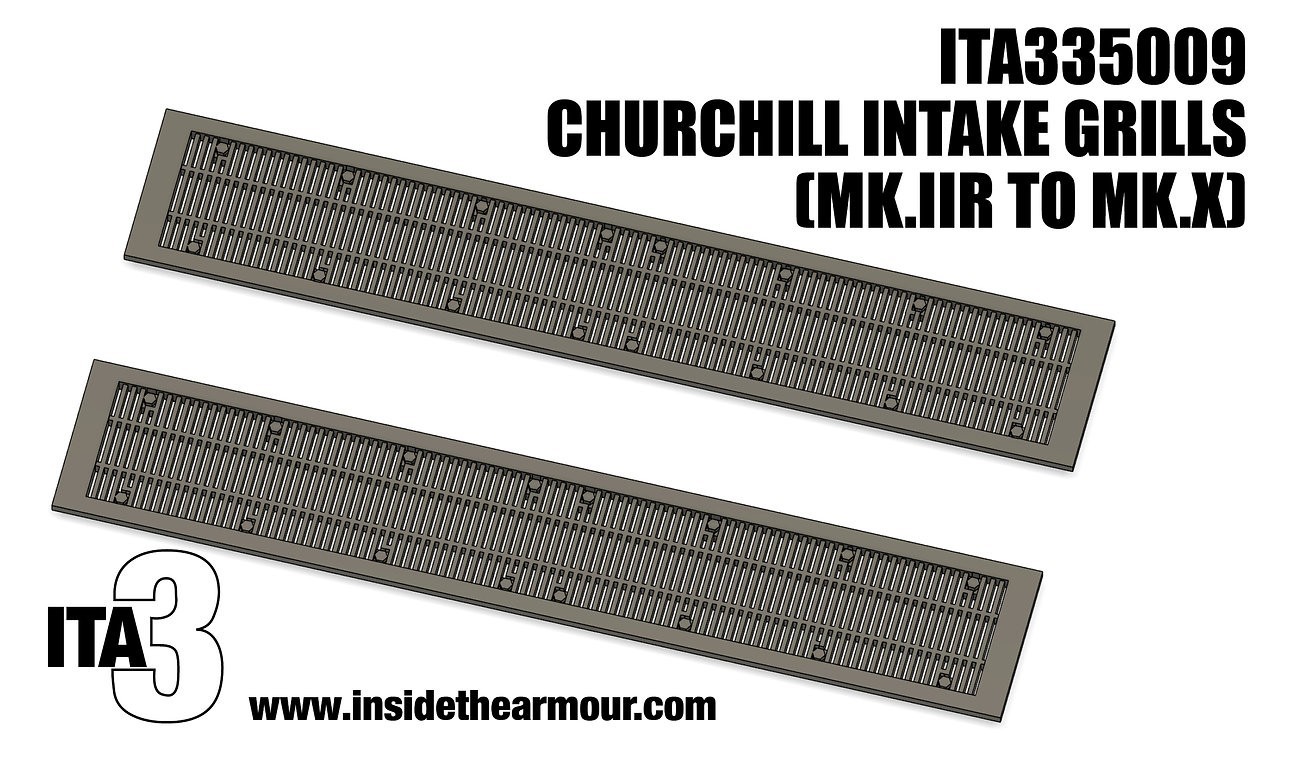 ITA335009 1/35 Churchill Air Intake Grills