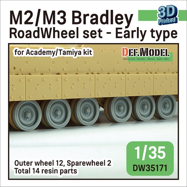 DW35171 US M2/M3 Bradley Roadwheel set - Early type