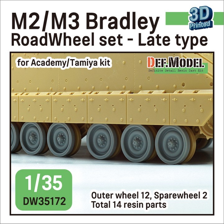DW35172 US M2/M3 Bradley Roadwheel set - Late type