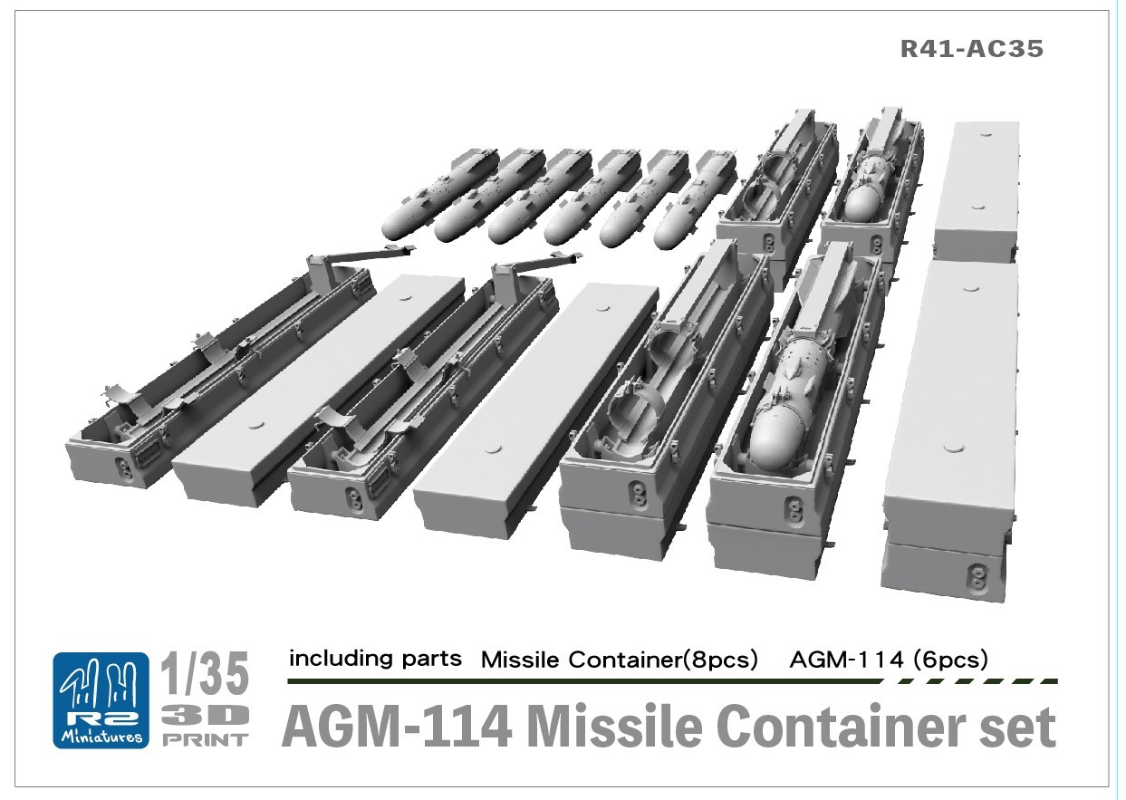 R41-AC35 AGM-11 Hellfire Missile Container Set