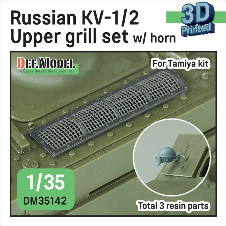 DM35142 Russian KV-1/2 Upper grill set w/ horn