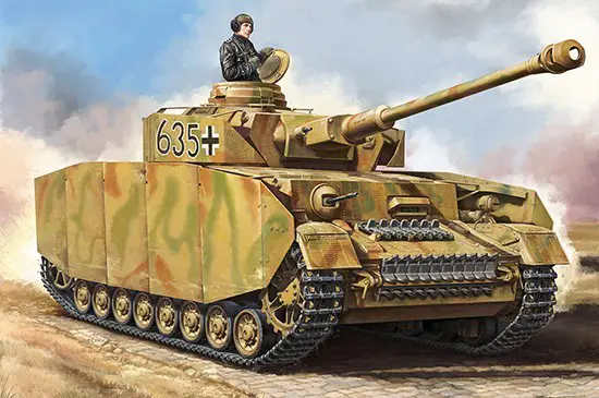 #84841 German Pzkpfw IV Ausf.H Medium Tank (1:48)