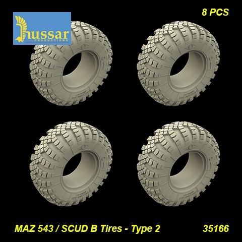 HSR 35166 - MAZ 543 / SCUD B Tires Type 2