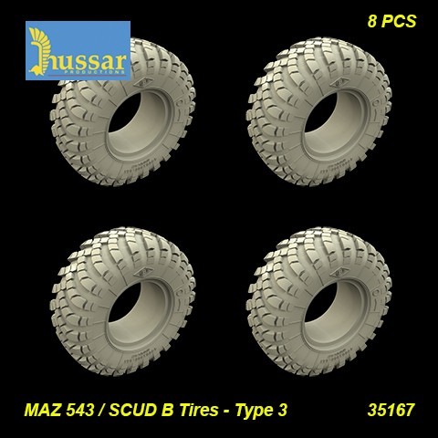 HSR 35167 - MAZ 543 / SCUD B Tires Type 3