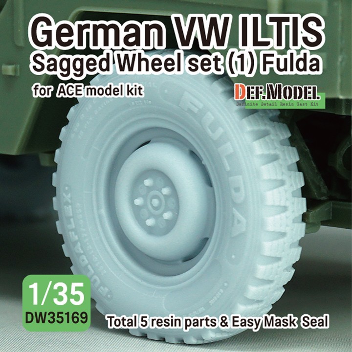 DW35169 German VW ILTIS sagged tire set (1) Fulda