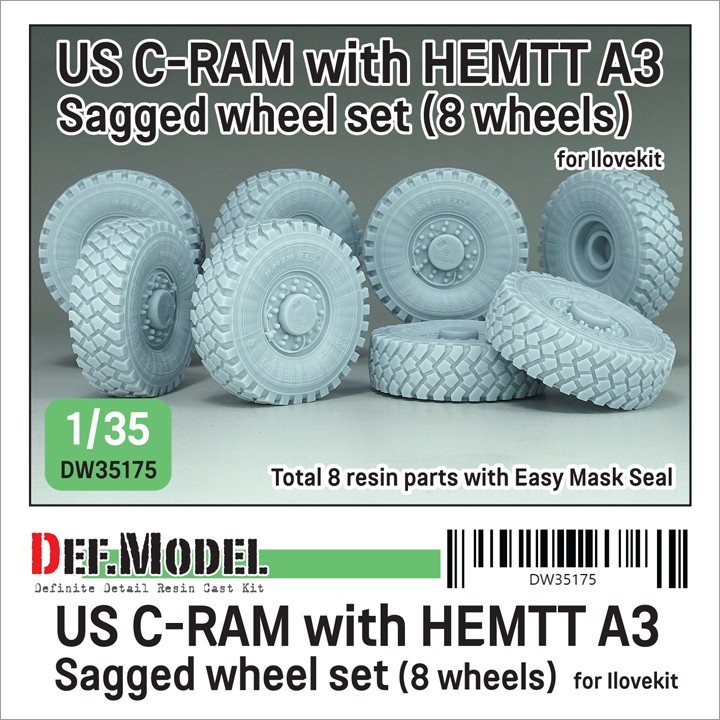 DW35175 US C-RAM with HEMTT A3 Sagged wheel set