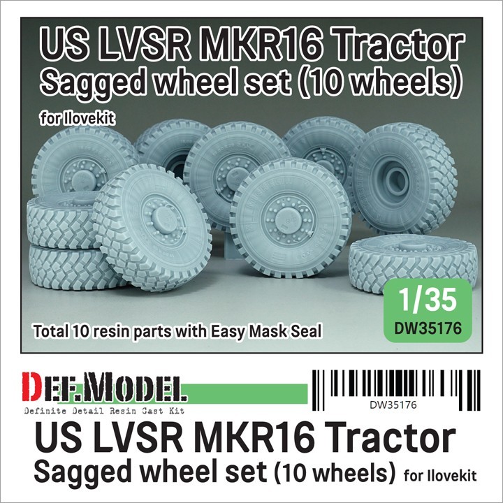 DW35176 US LVSR MKR16 Tractor Sagged wheel set