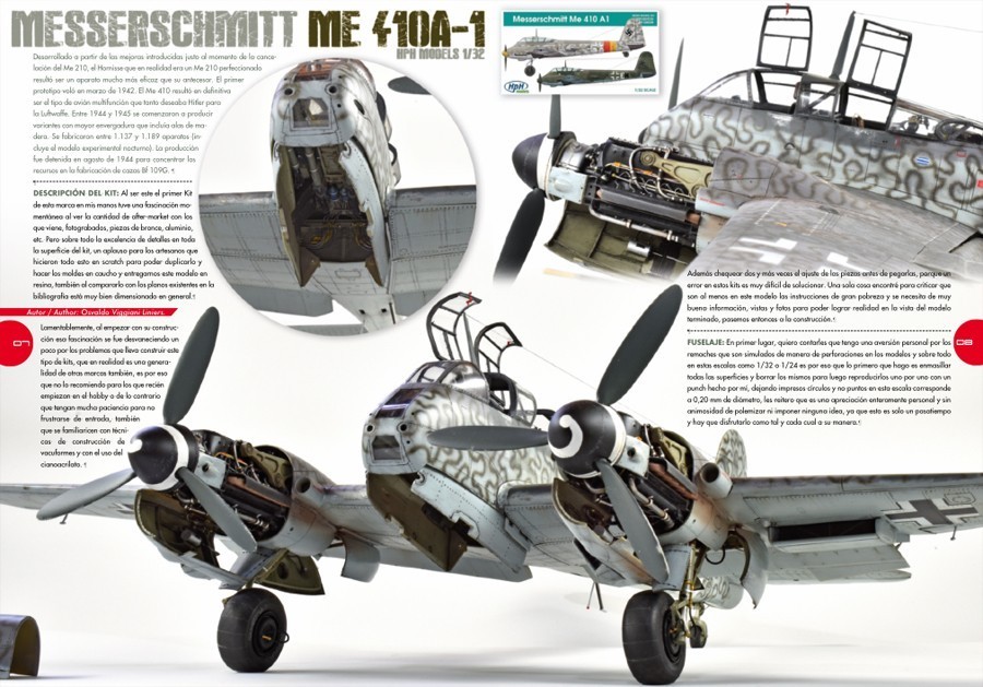 Messerchmitt Me 410. Osvaldo Viggiani Liniers.