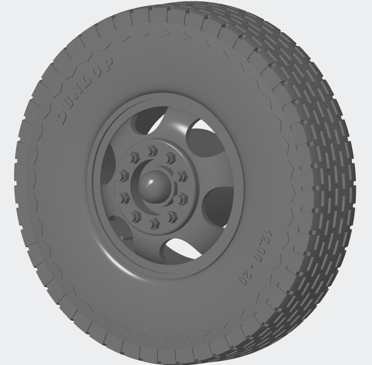 352.482  Front Wheels Diamond 980/981-M-20 « Dunlop » Set 1