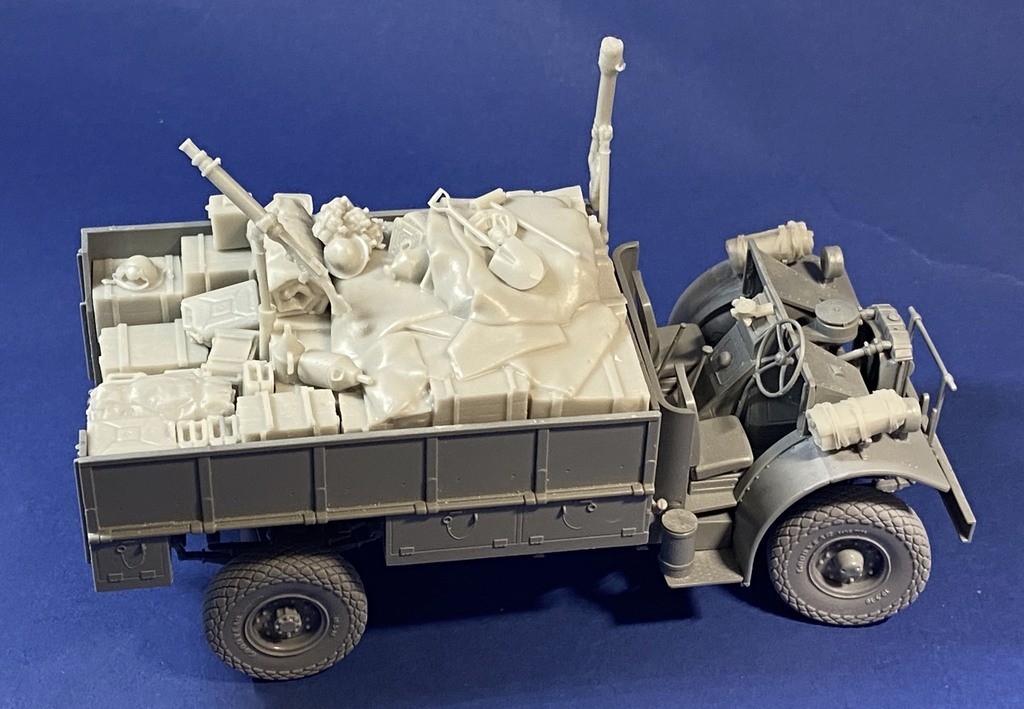 Stowage set n°2 for F30 LRDG "Jerrycans"