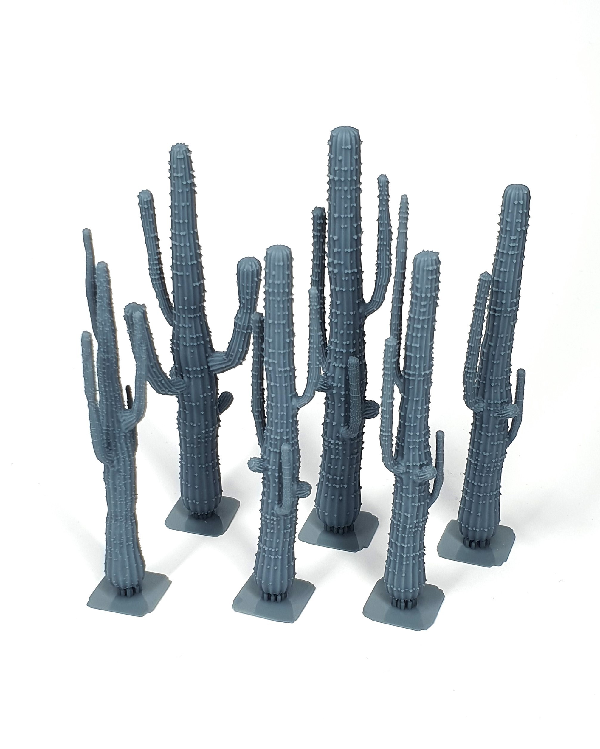 Cactus long shape set (6 pcs)