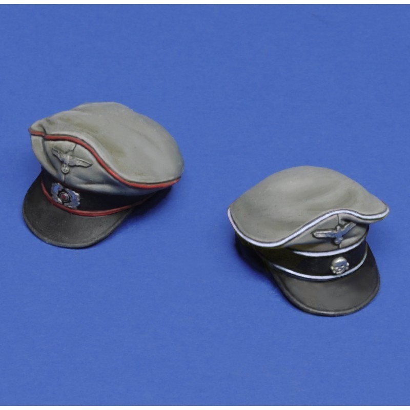 1075 German tankers caps - WWII (1/16 scale) 3D printed