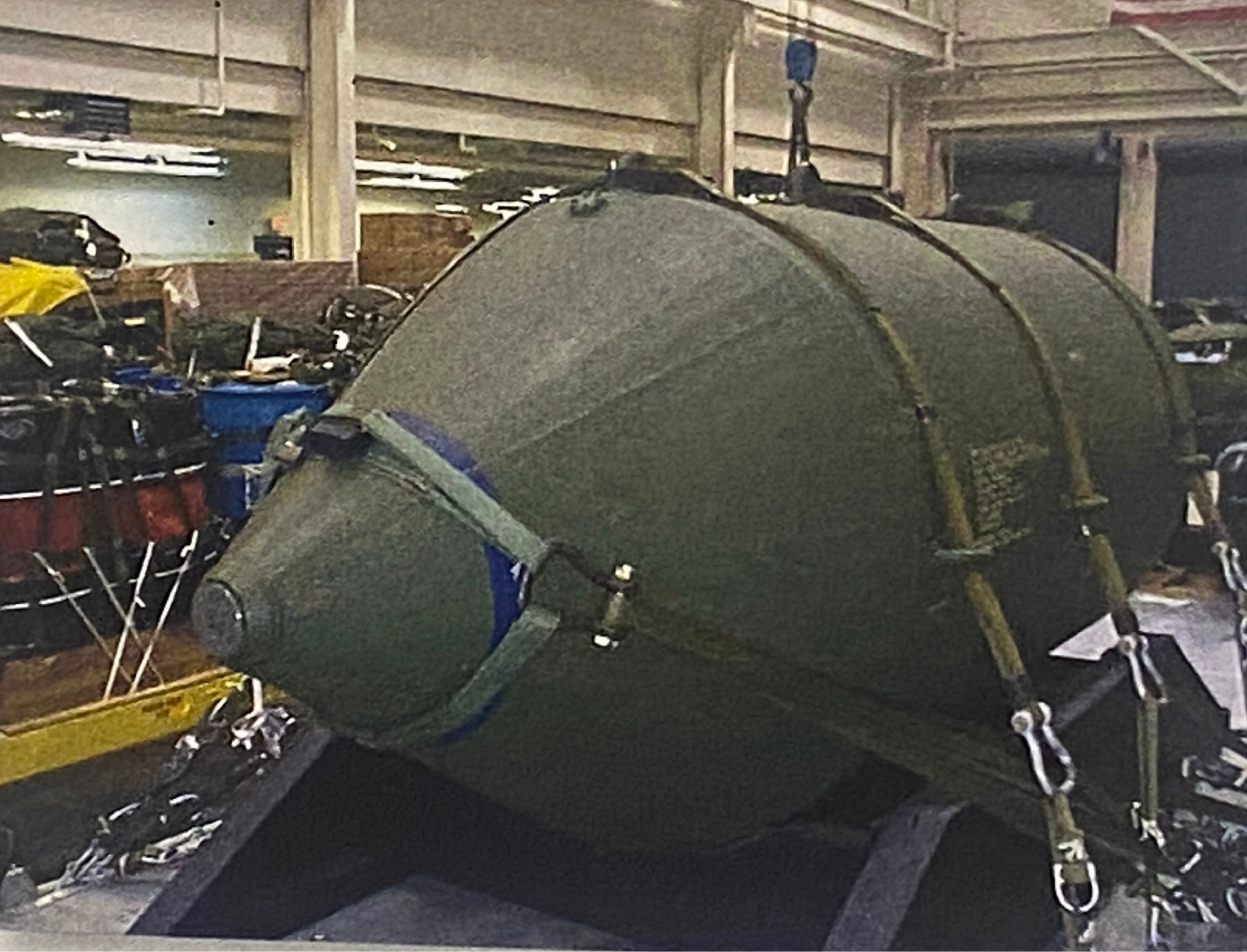 So-called "Daisy Cutter" bomb used to create instant Landing Zones (LZs).