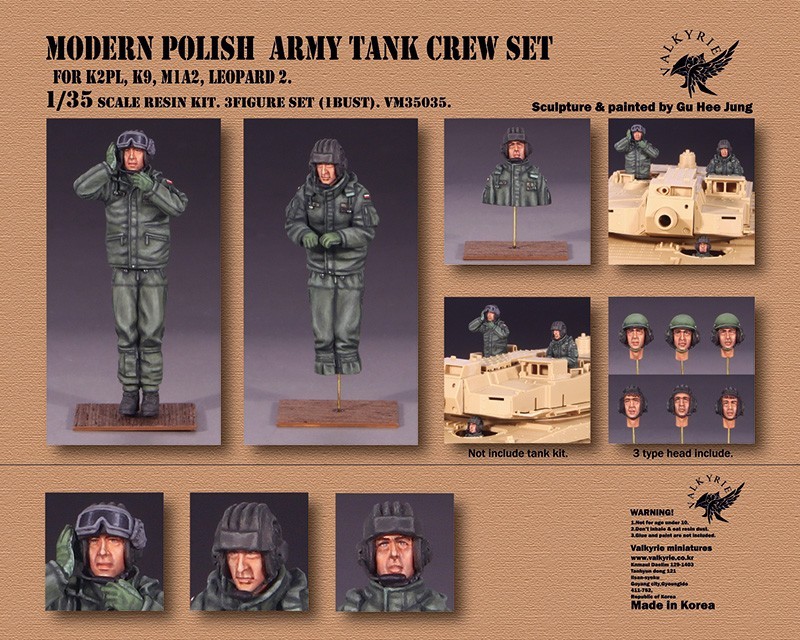 VM35035 1/35 Modern Polish Army Tank Crew set