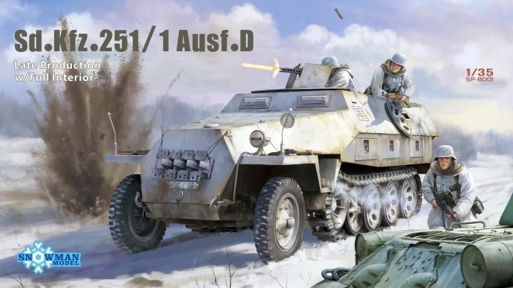 Sd.kfz.251/1 Ausf.D (catalog number SP-8001)