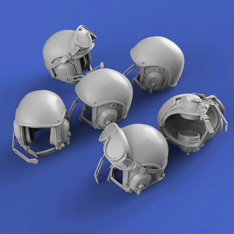 891 U.S. CVC helmets set (1/35 scale)