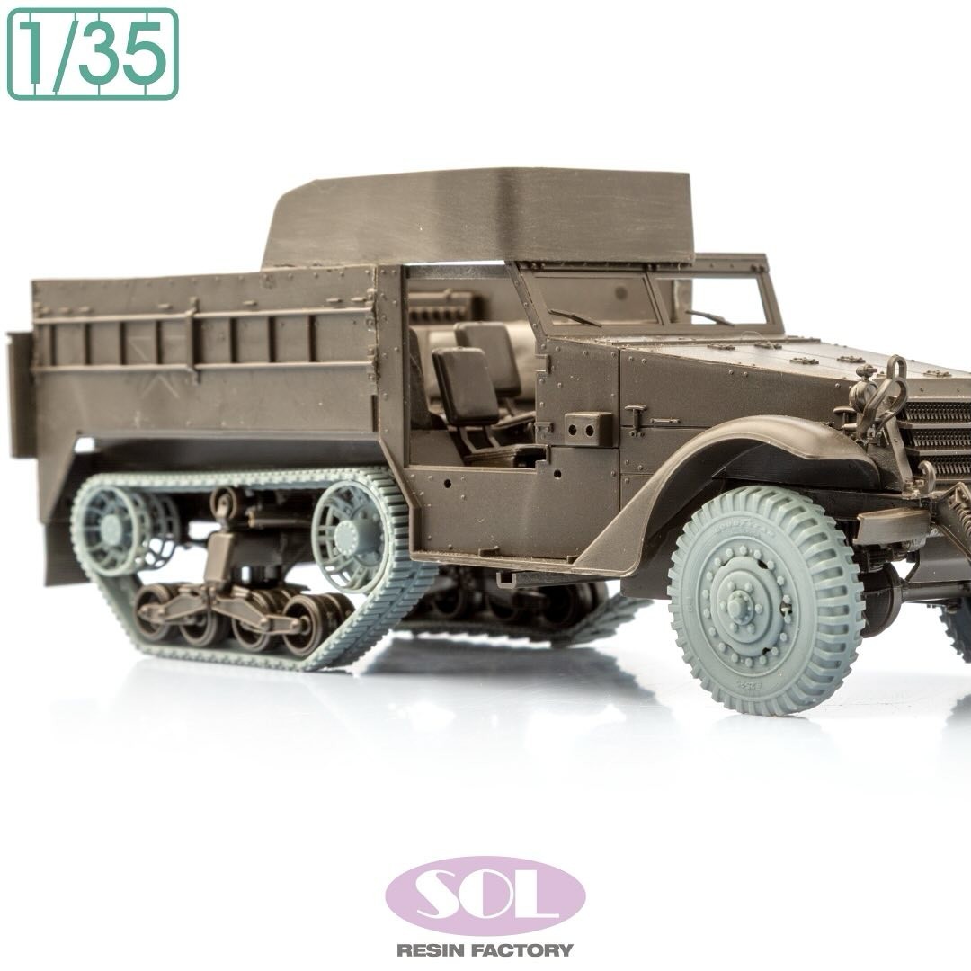 MM894 M3A1 Wheels & Track (for TAMIYA)