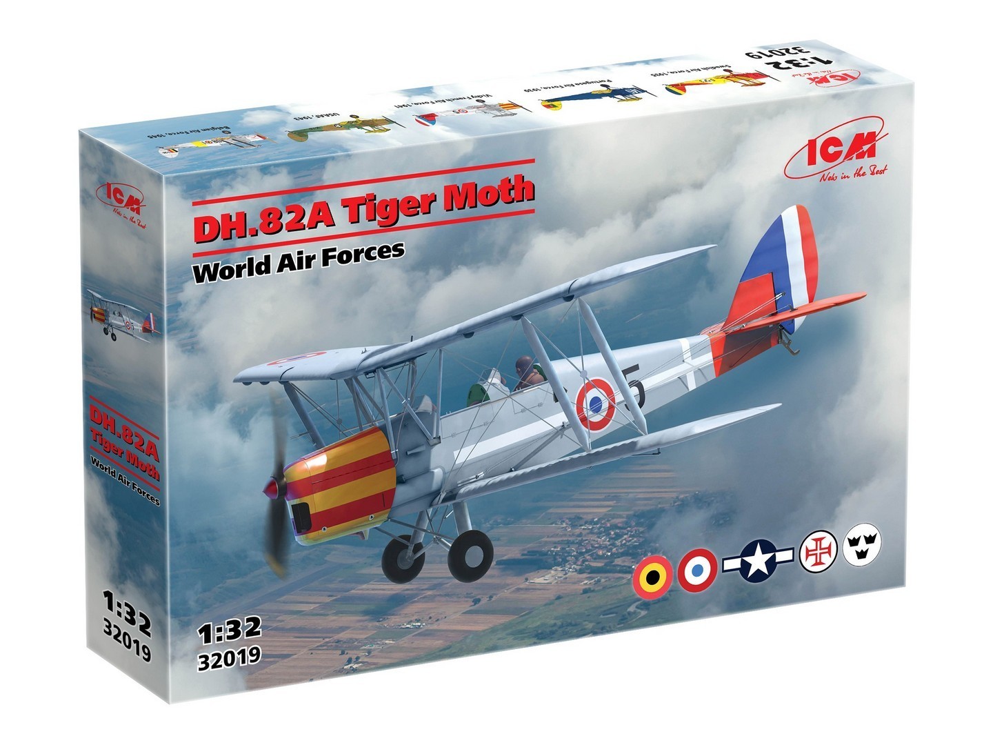 DH.82A Tiger Moth,  World Air Forces