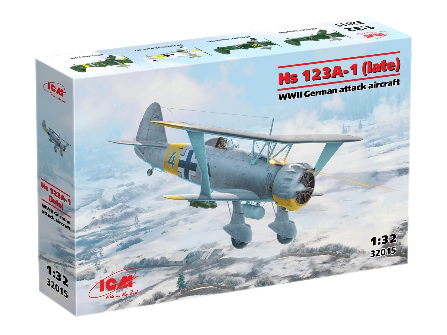 Hs 123A-1 (late), WWII German attack aircraft