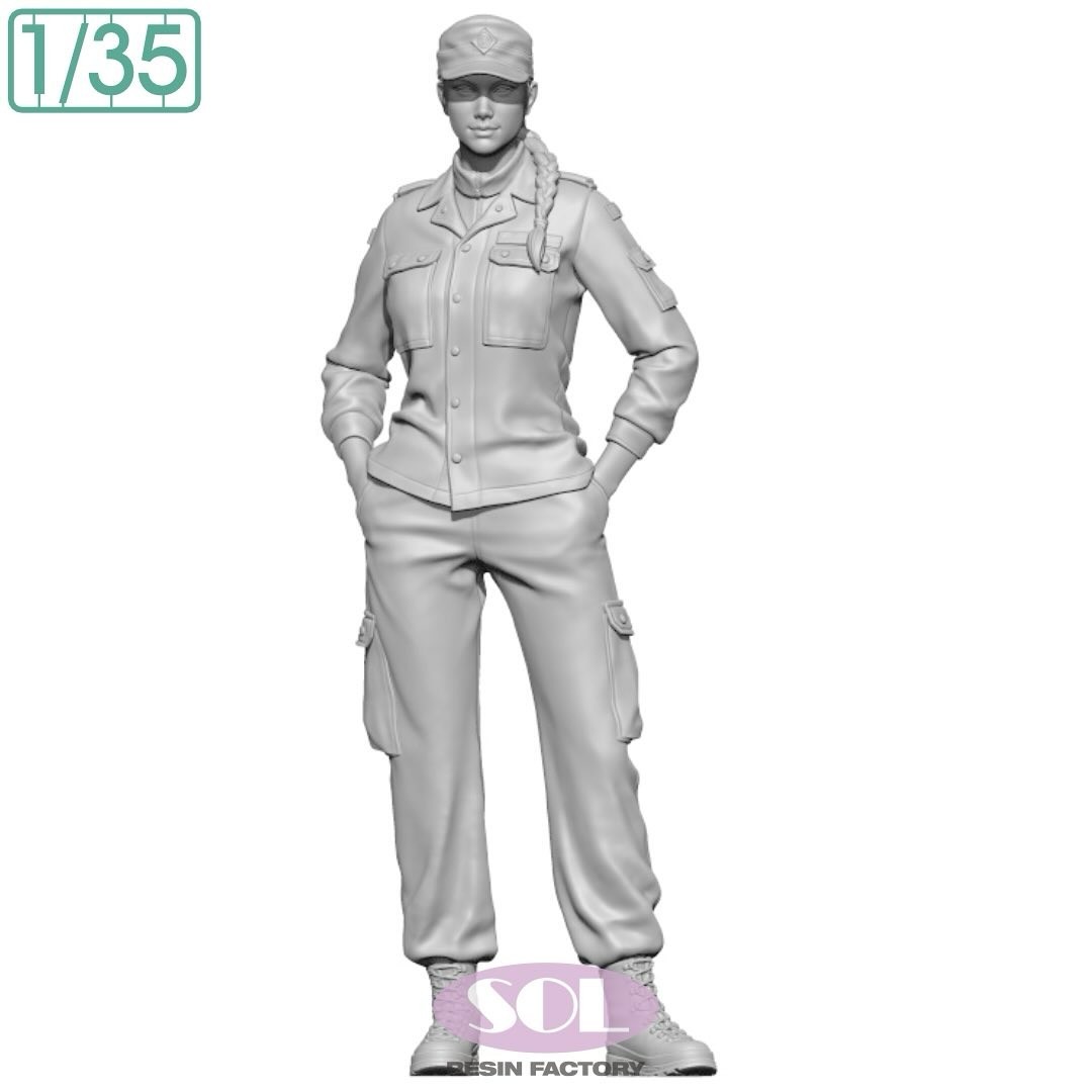 MM936 1/35 scale  Bundeswehr Tank Female Crew I