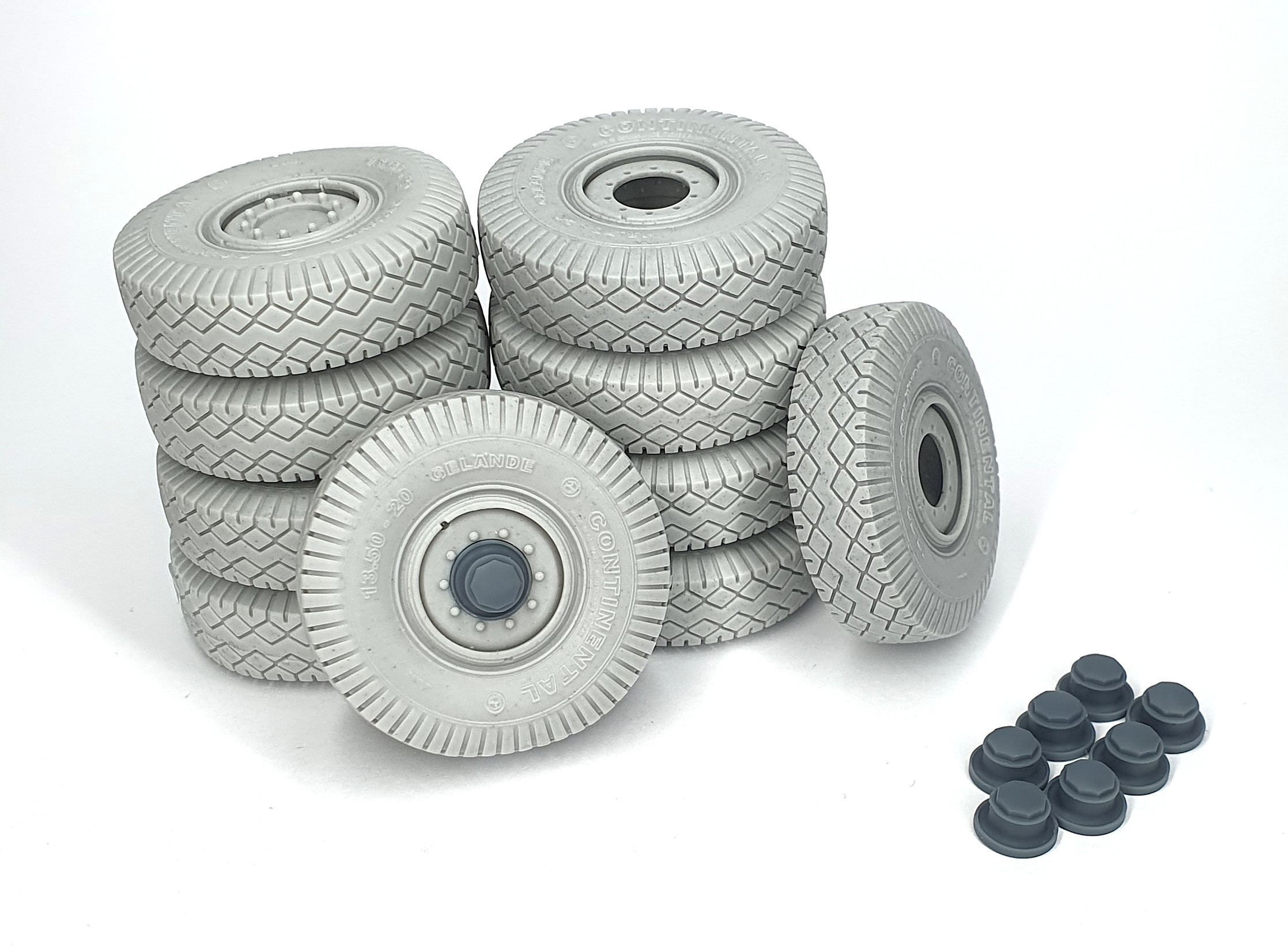 AFVs35-238 	  Sd.Ah. 116 road wheels (weighted) with spares type 1