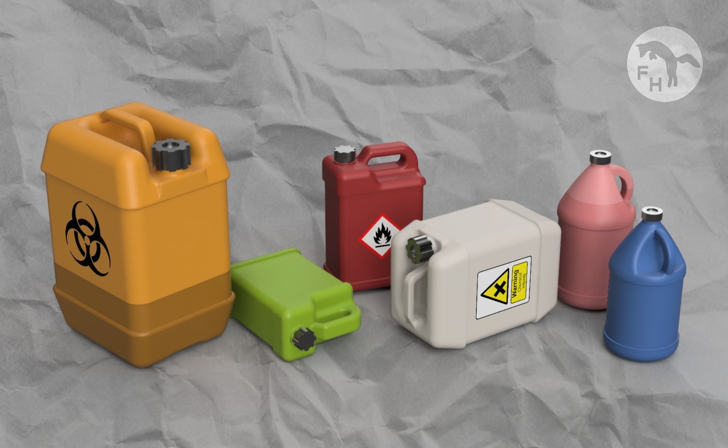 Plastic Chemical Containers