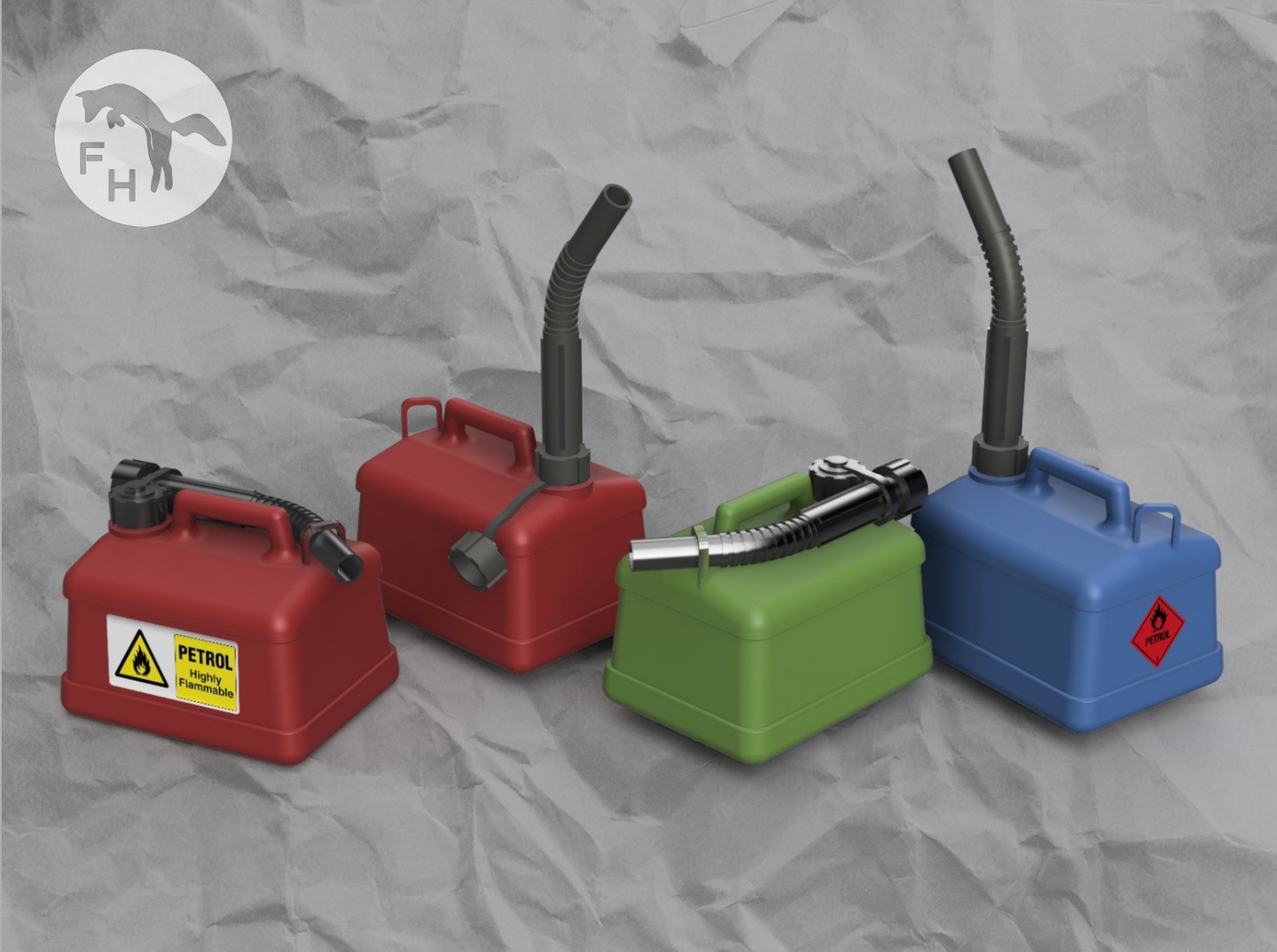 Plastic Civilian Fuel Cans