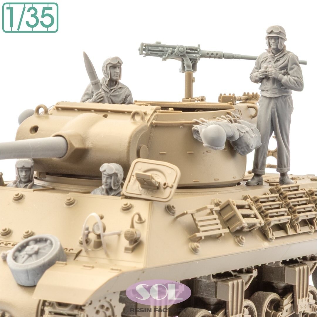 MM939 WWII U.S.ARMY M36 Crew set 1