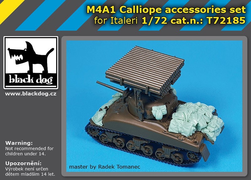 T72185    1/72 M4A1 Calliope accessories set for Italeri