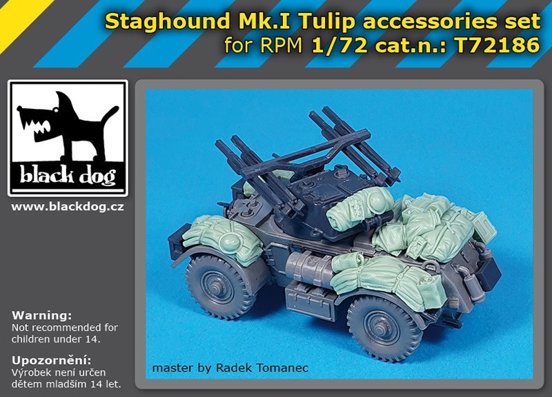 T72186    1/72 Staghound Mk.I Tulip accessories set for RPM