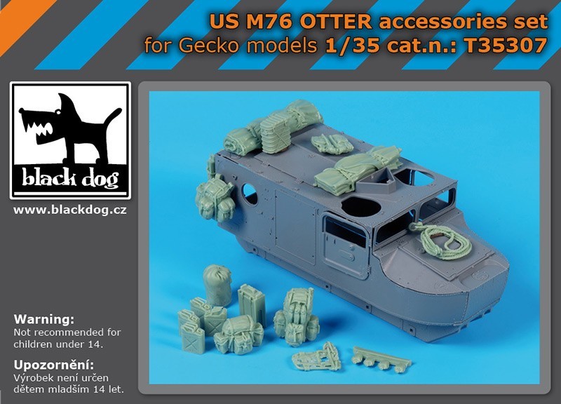 T35307    1/35 US M 76 Otter accessories set for Gecko Models