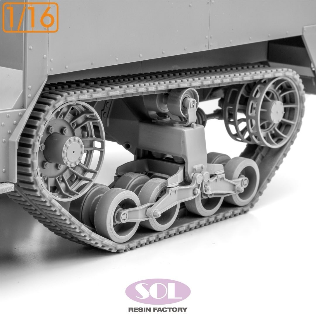 MM965 1/16 scale Tracks for M3A1 / ANDY’S HOBBY