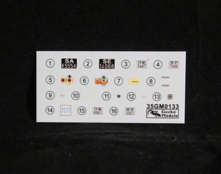 Decal sheet