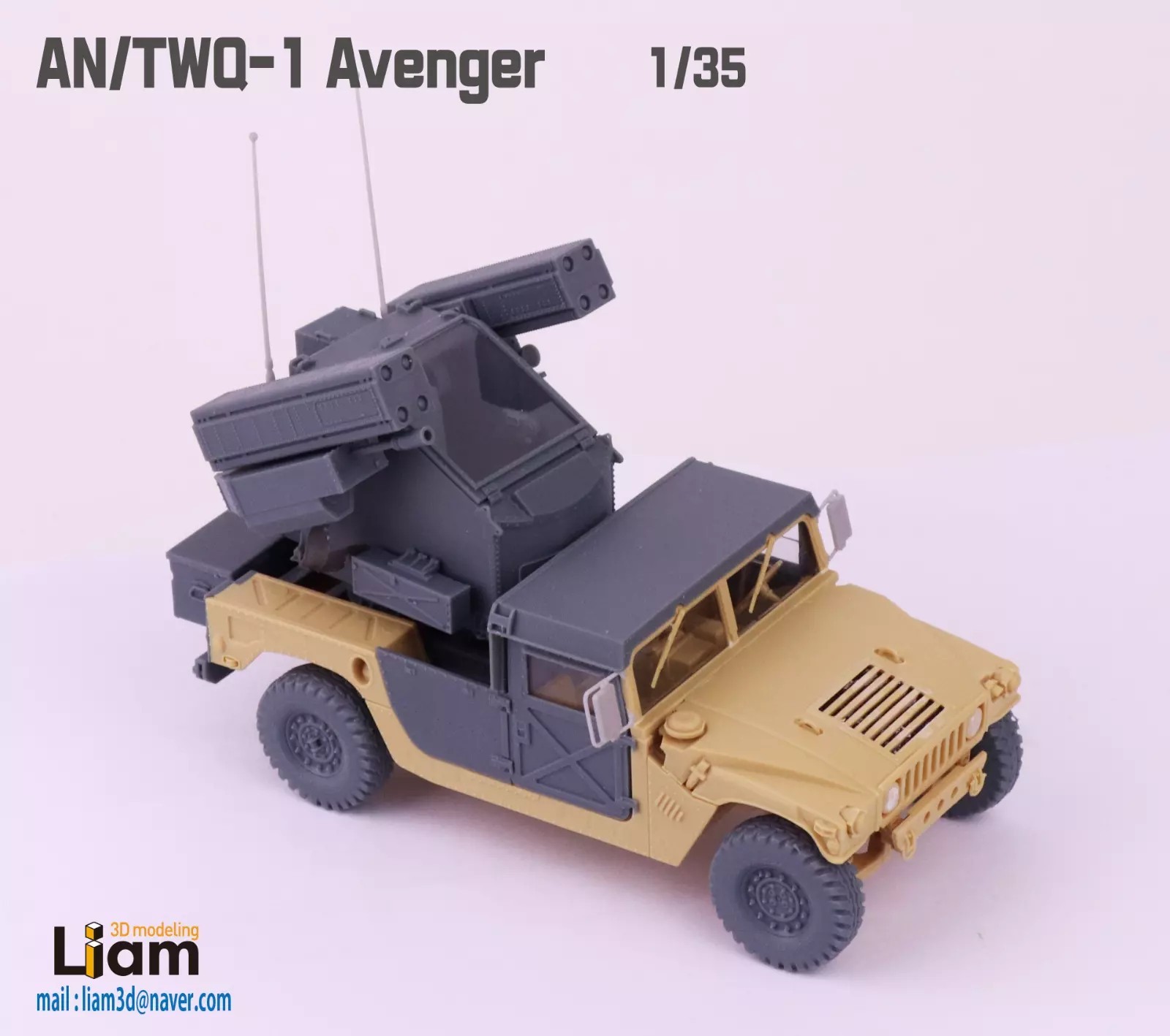 AN/TWQ-1 Avenger Conversion Kit (for Academy)