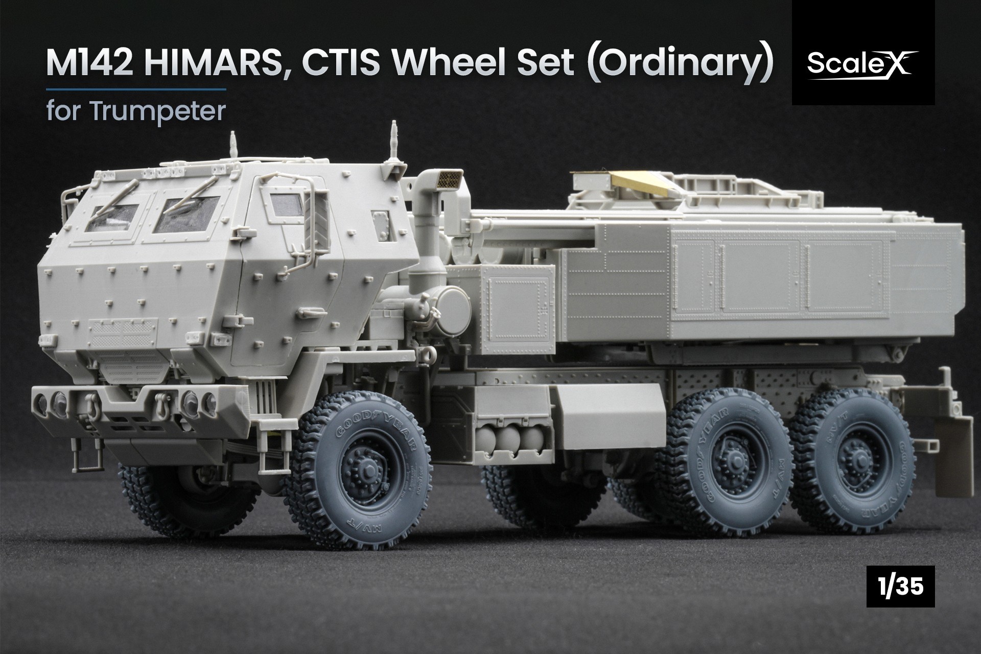 WM 35012 HIMARS Ordinary Wheel Set with CTIS for Trumpeter
