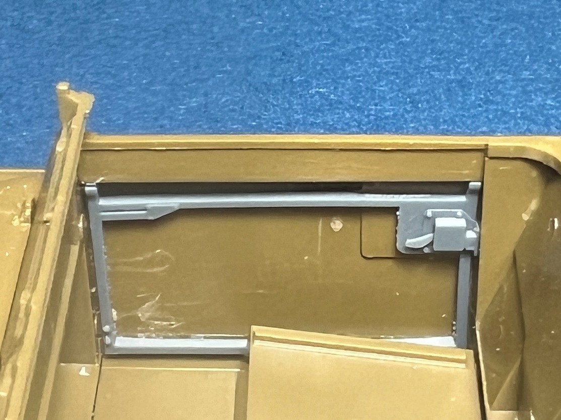 Update set for door interior on Italeri Land Rover kit
