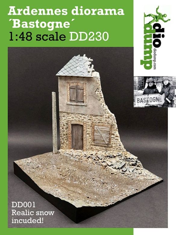 DD230 Ardennes Diorama 'Bastogne' (1/48 scale)