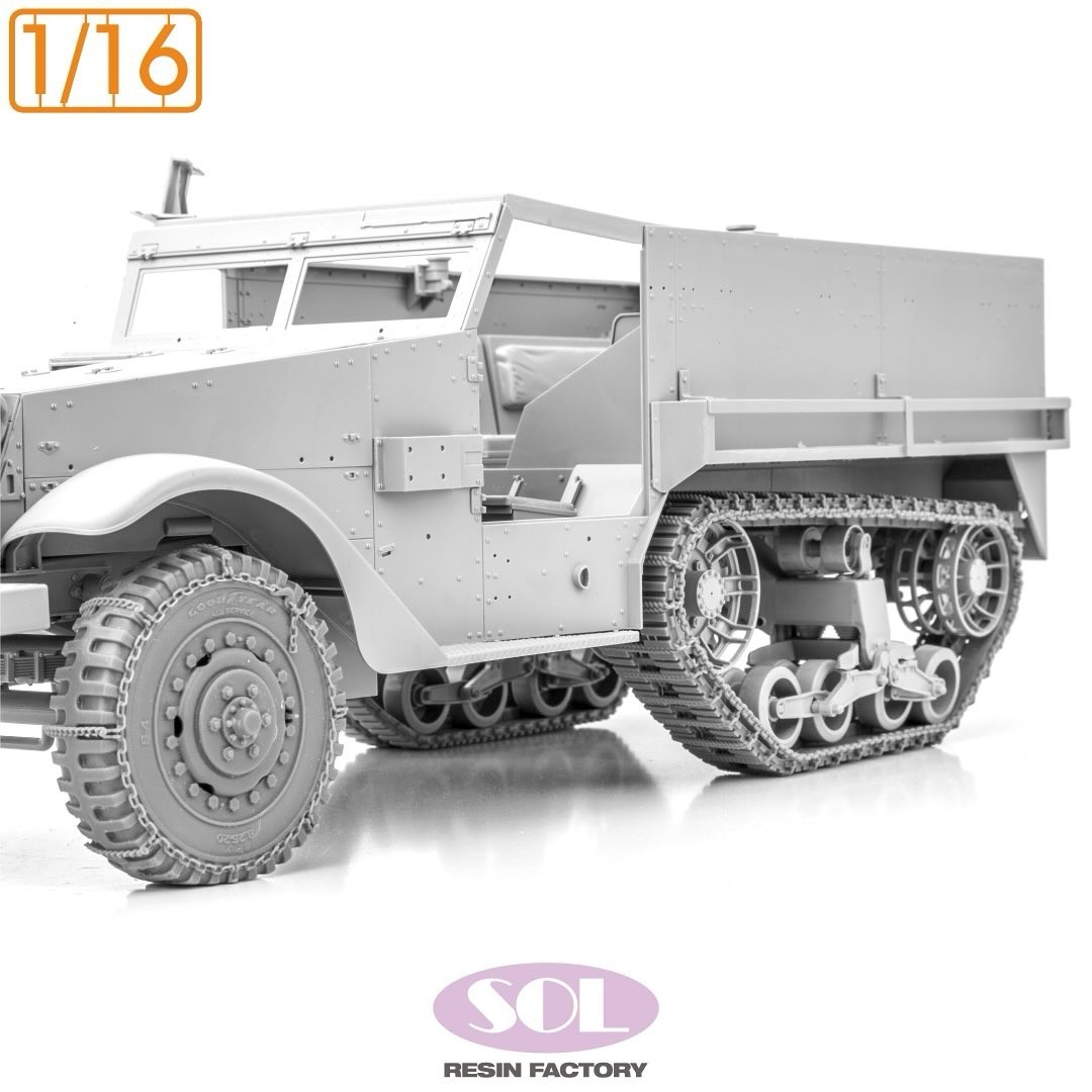 MM967  Weighted Wheels & Tracks with Chain for M3A1 / ANDY’S HOBBY